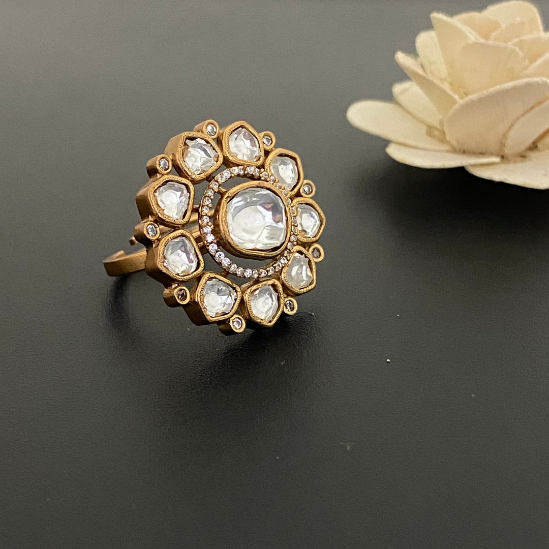 Designer Kundan Polki Rings
