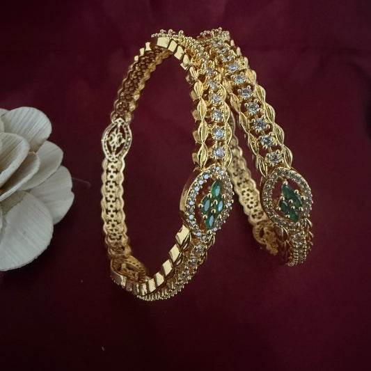Beautiful Gold Plated Bangles Set