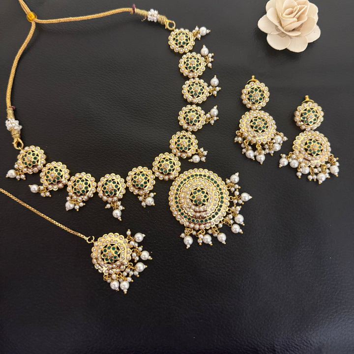 Designer Jadaau Necklace Set