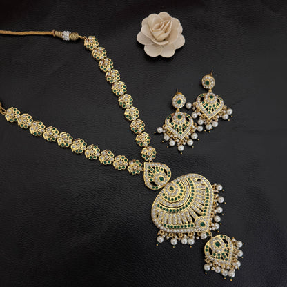 Jadau Long Necklace Set