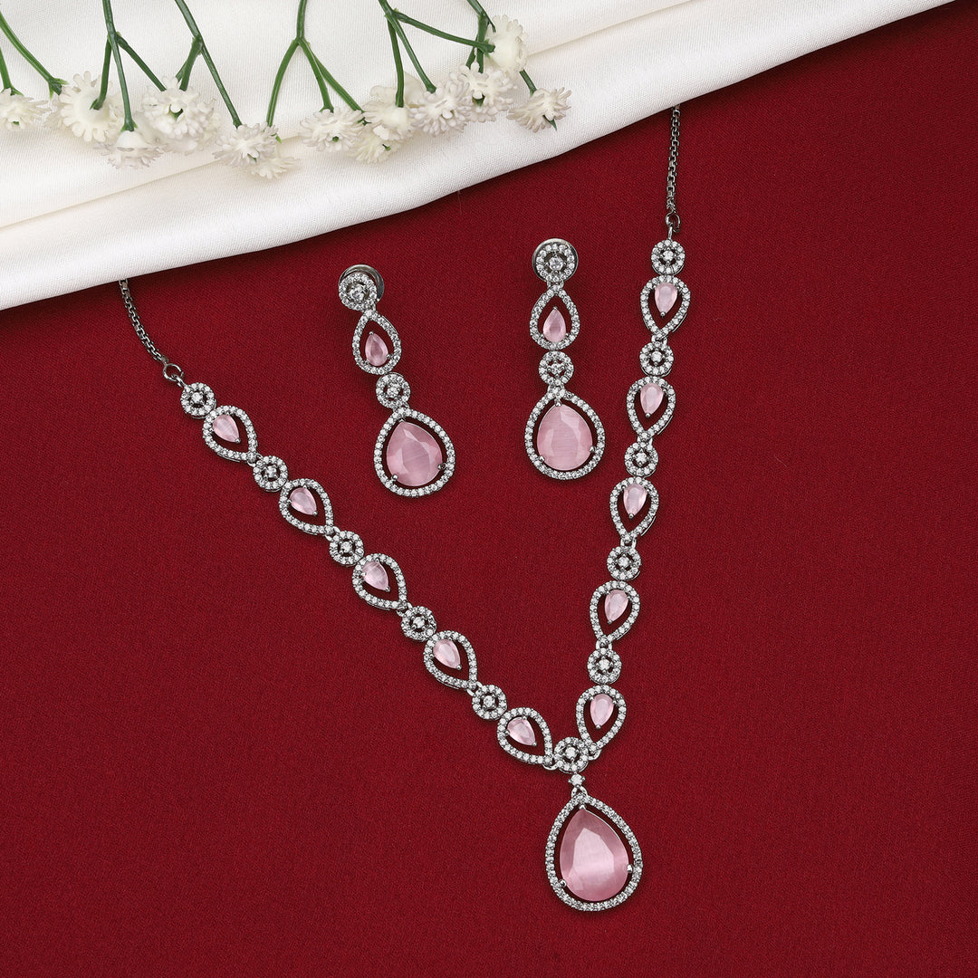 Beautiful Zircon Necklace Set