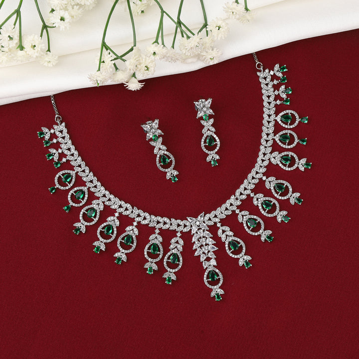 Exclusive Zircon Necklace Set