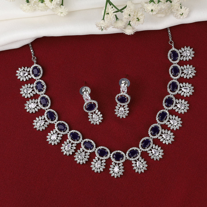 Silver Plated Necklace Set