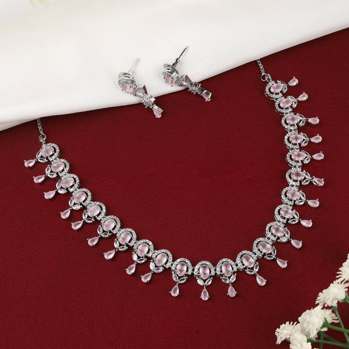 Designer Zircon Necklace Set