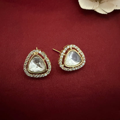 Kundan Polki Studs