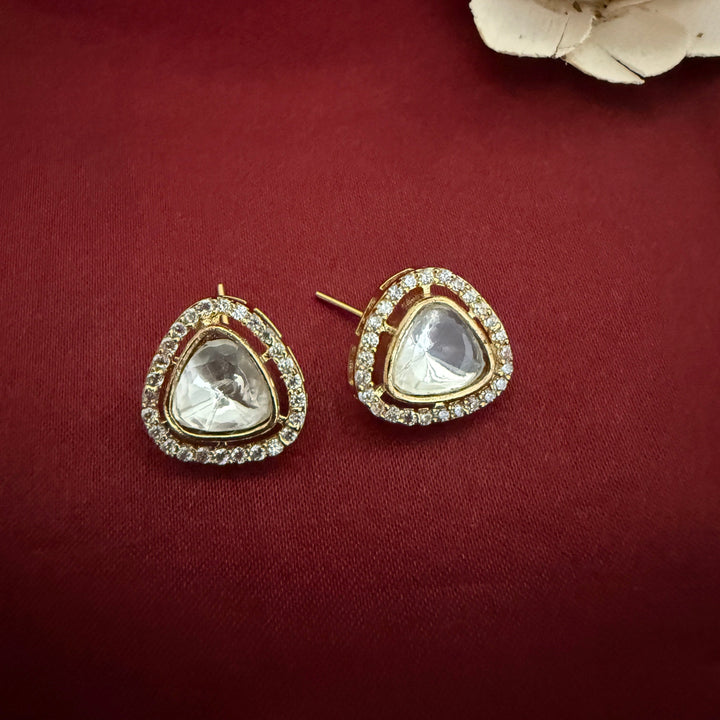 Kundan Polki Studs