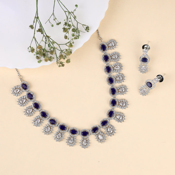 Silver Plated Necklace Set