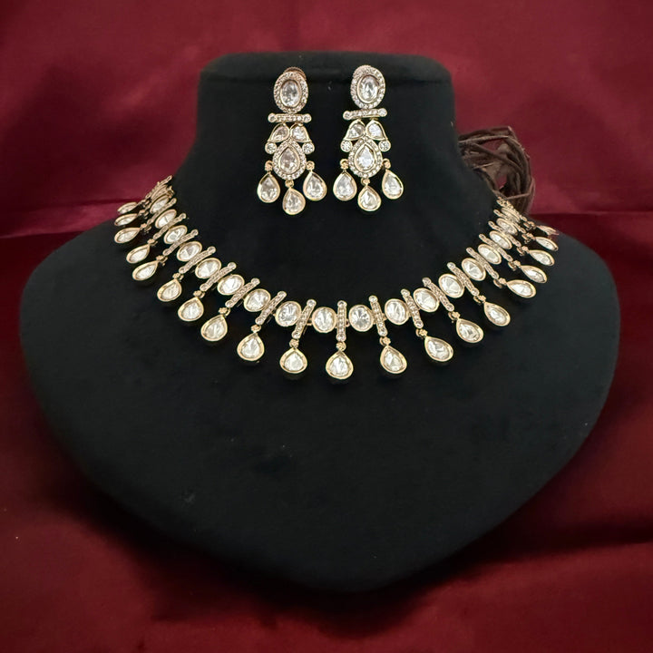 Kundan Polki Necklace Set