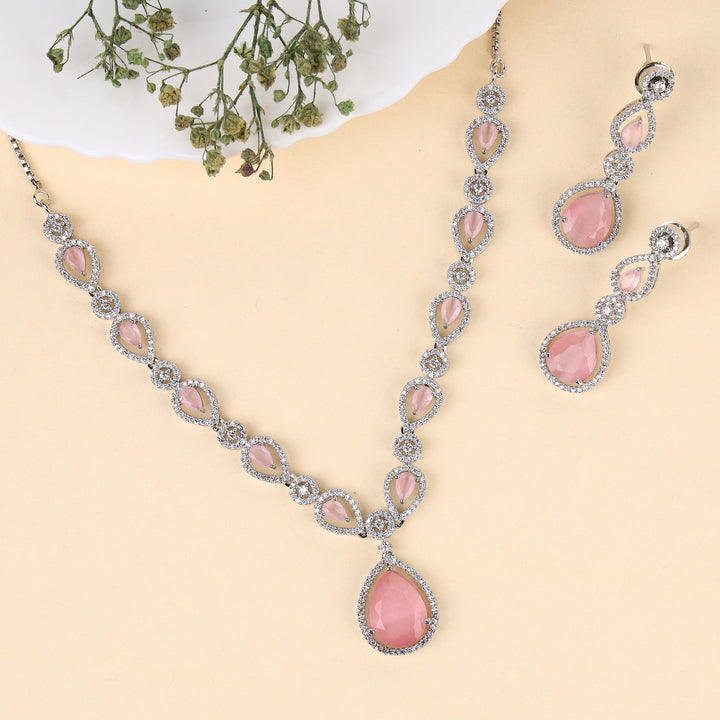 Beautiful Zircon Necklace Set