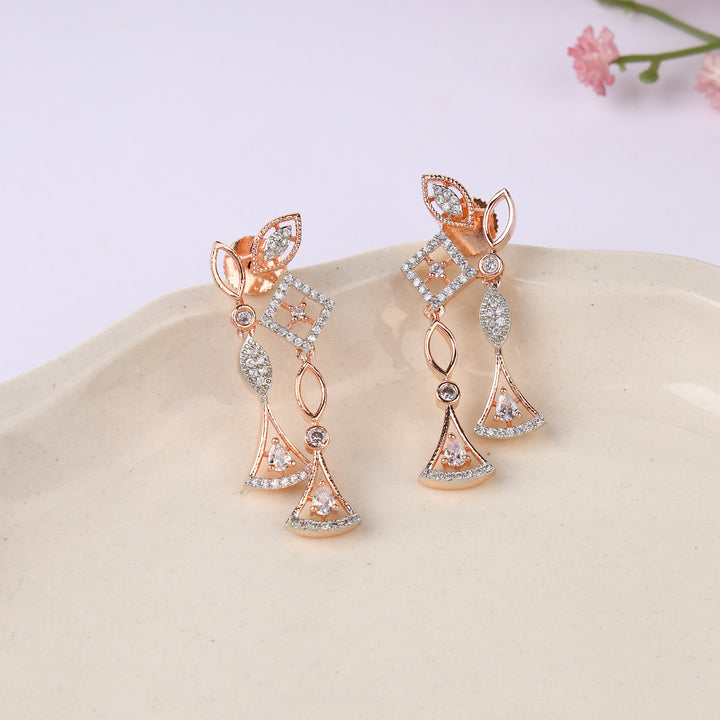 Rose Gold Plated Necklace Set