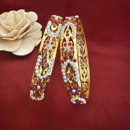 Traditional Indian Jadau Bangle