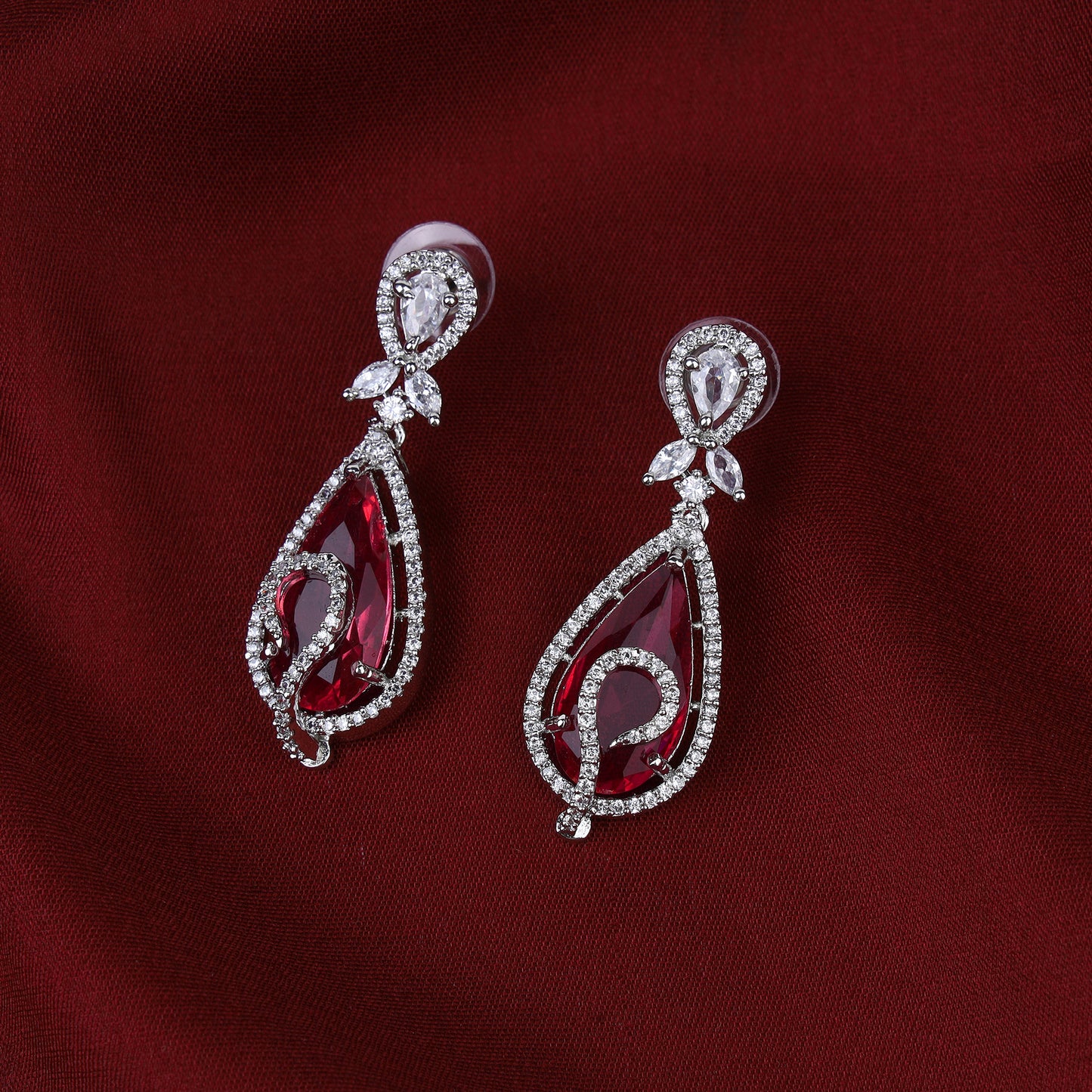 Classic Zircon Earrings