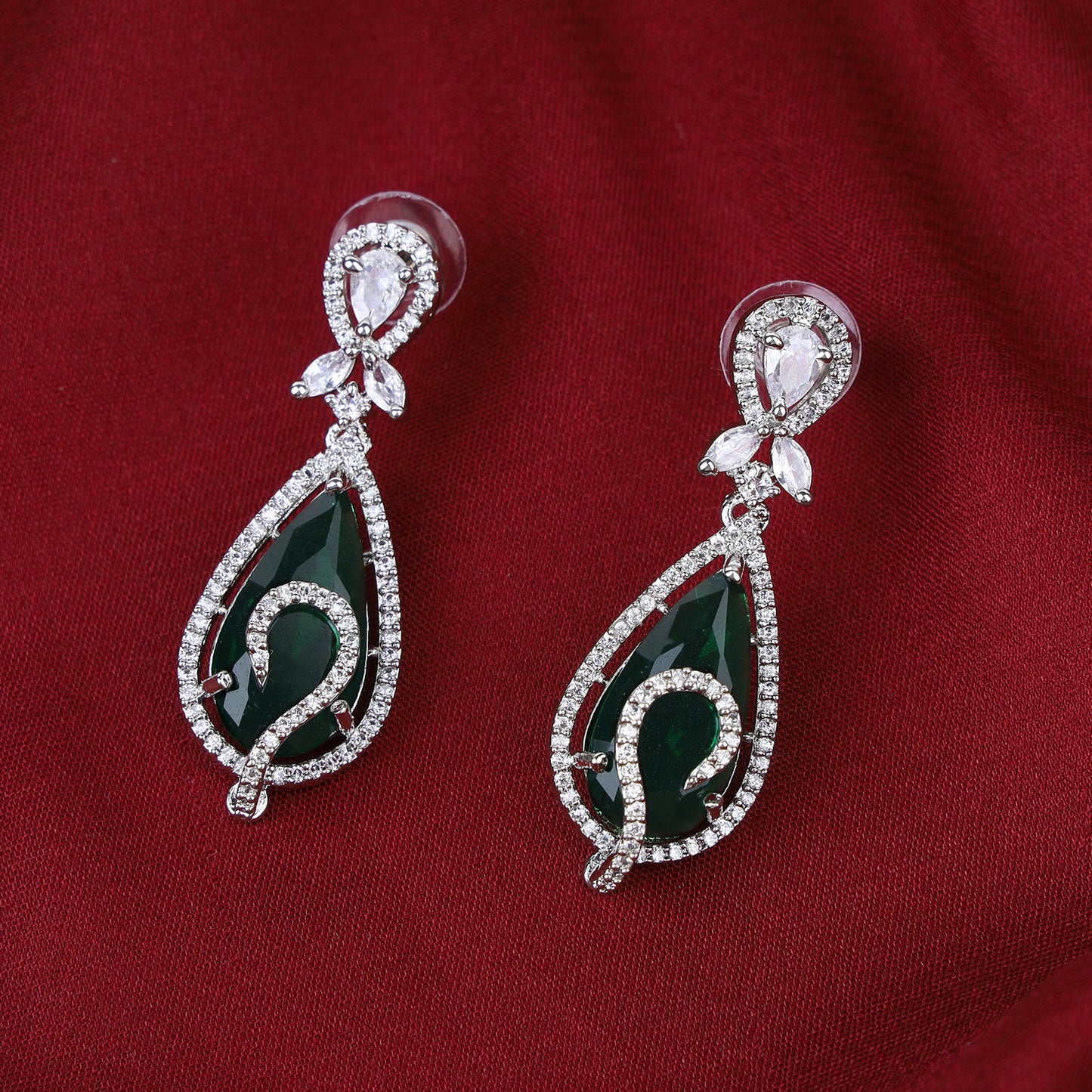 Classic Zircon Earrings