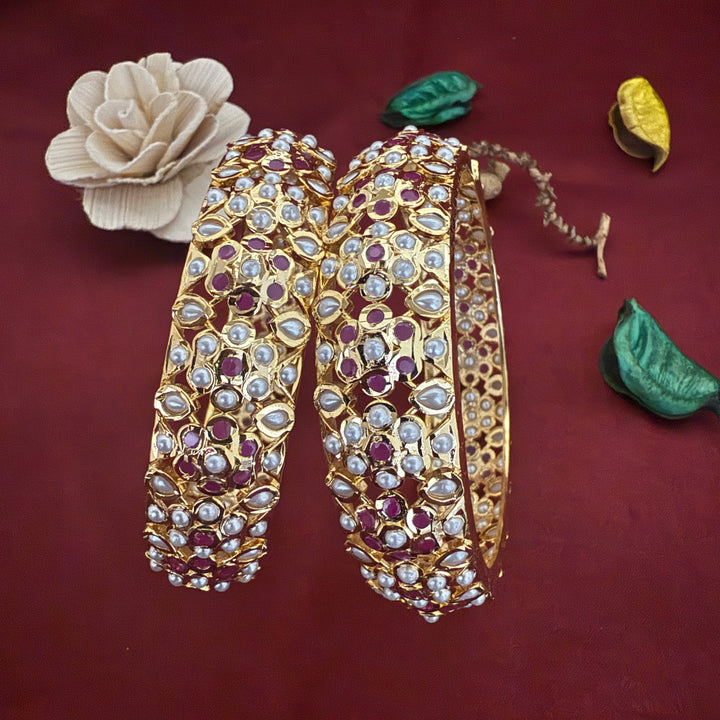 Jadau Designer Openable Bangles