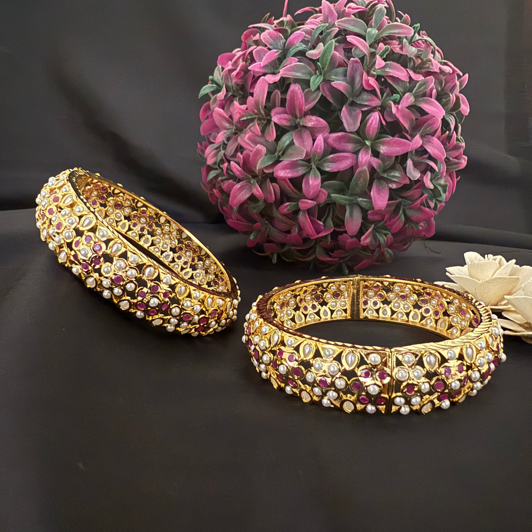 Jadau Designer Openable Bangles