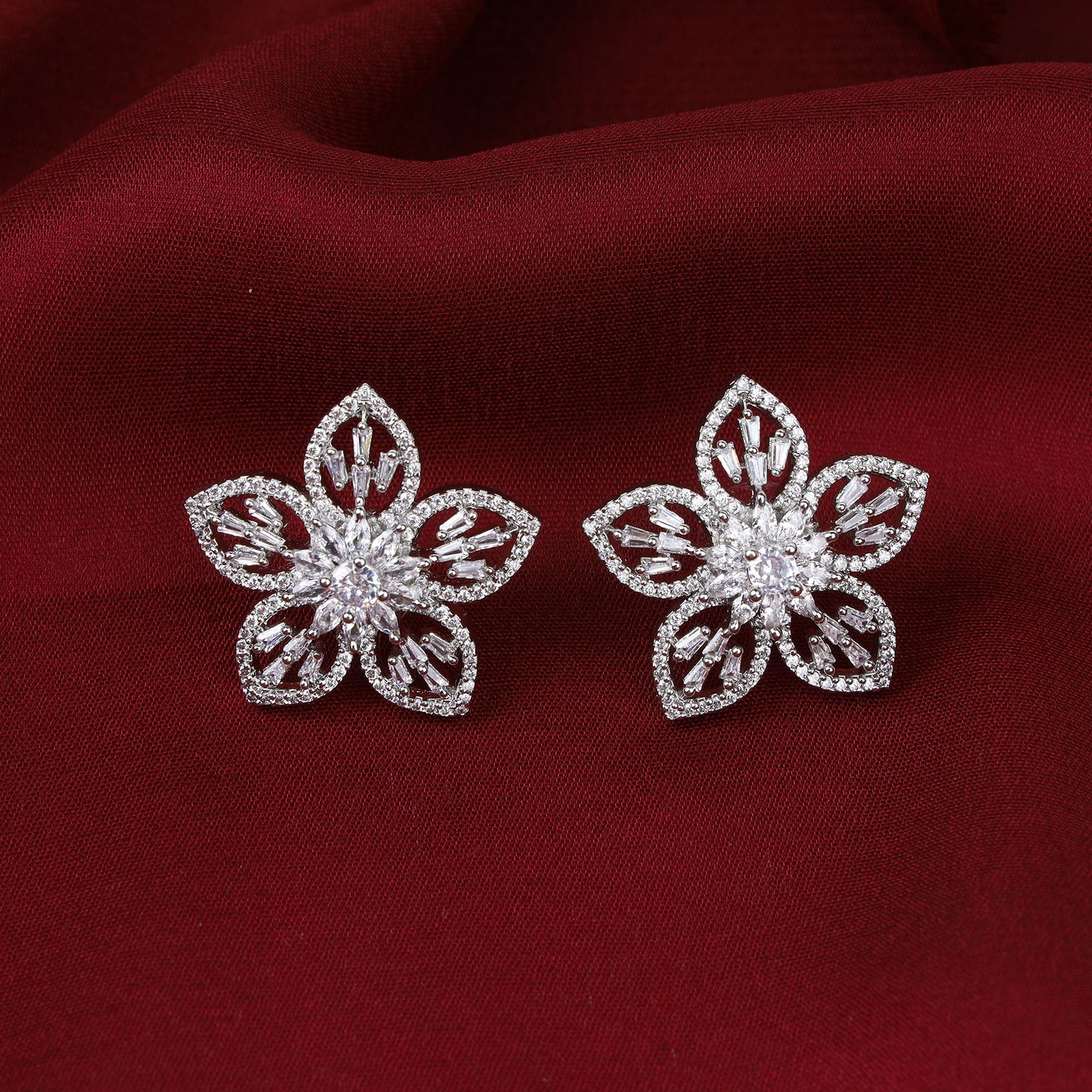 Flower Design Studs