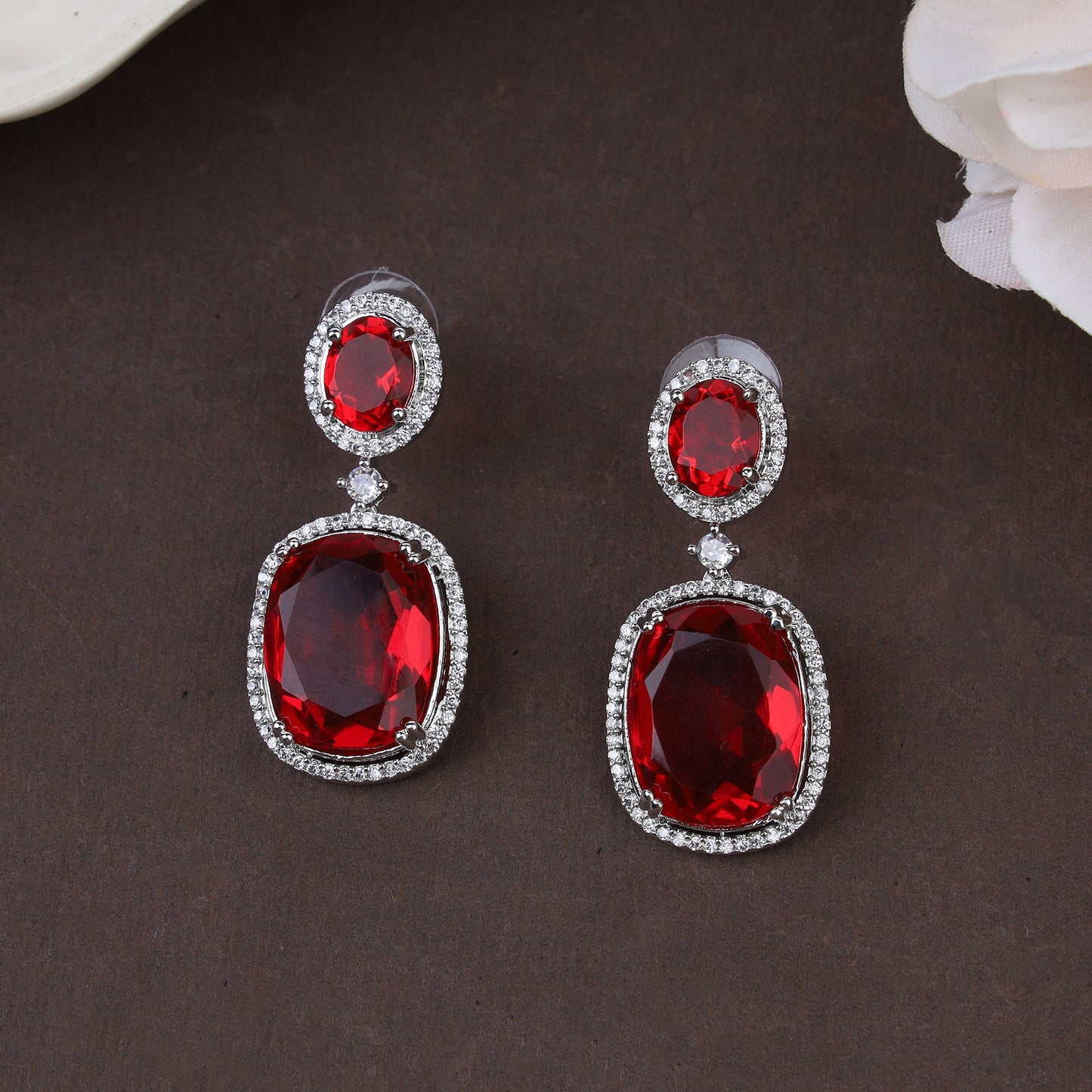 Colour Stone Designer Earrings