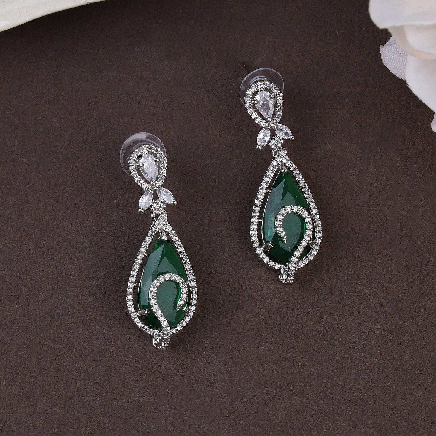 Classic Zircon Earrings