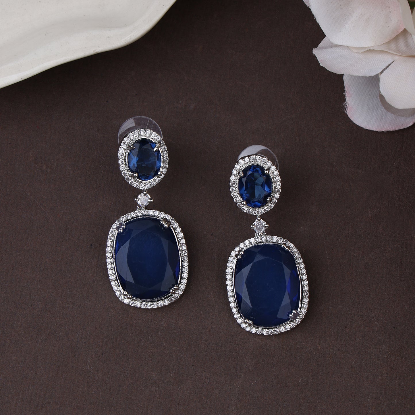 Colour Stone Designer Earrings