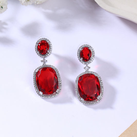 Colour Stone Designer Earrings