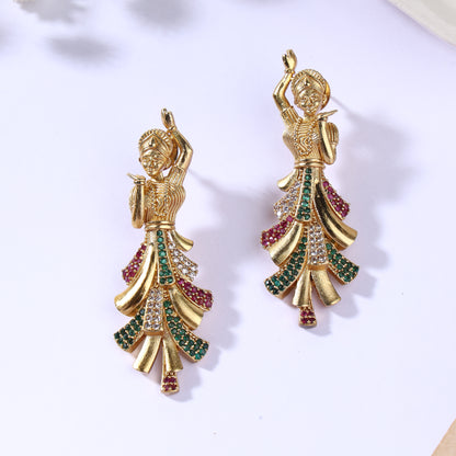 Antique Doll Earrings