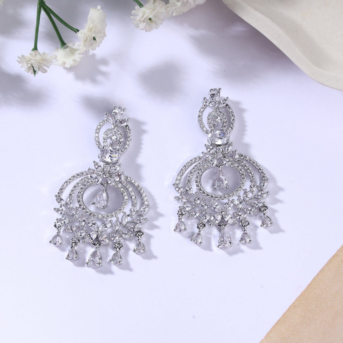 Shiney Diamond Earrings