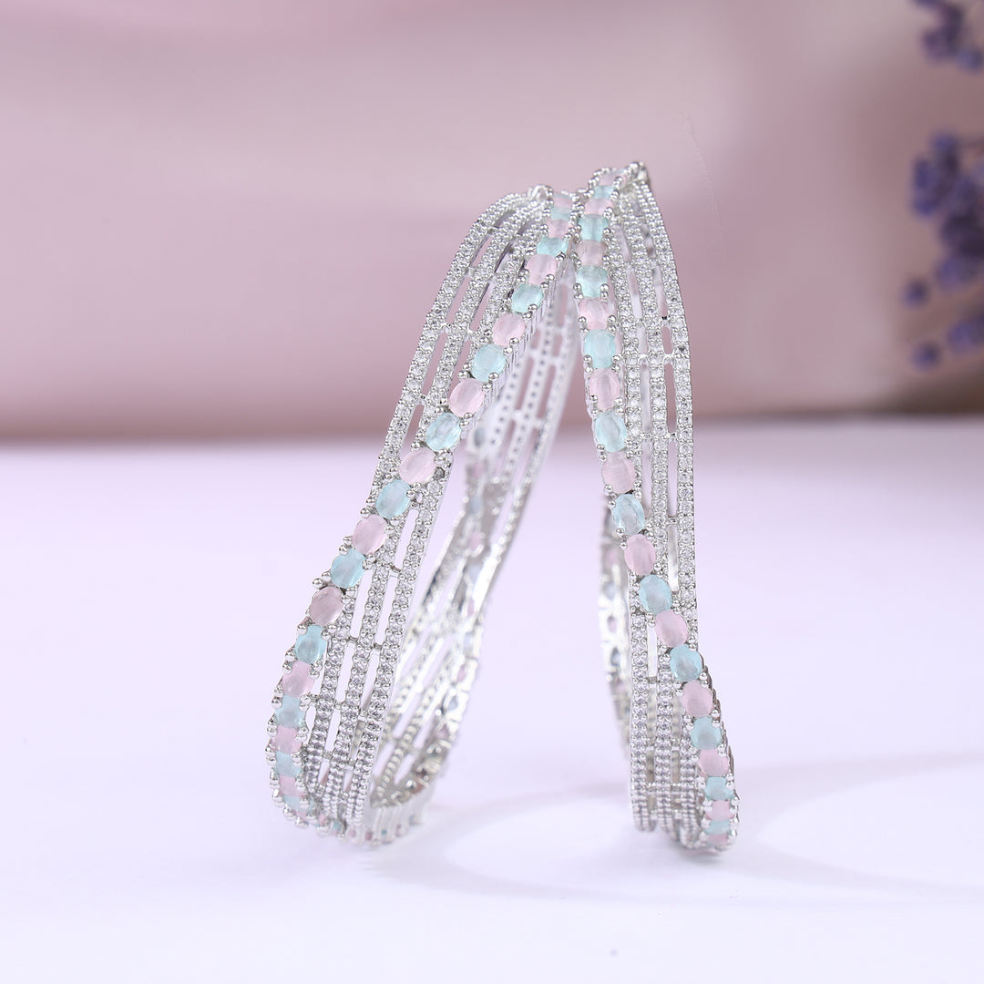 Zirconia Bangles Set