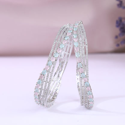 Zirconia Bangles Set