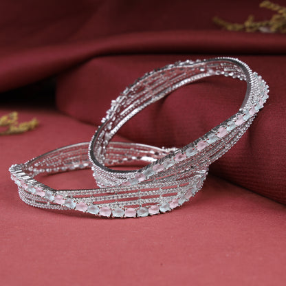 Zirconia Bangles Set