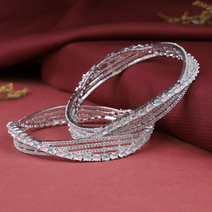 Zirconia Bangles Set