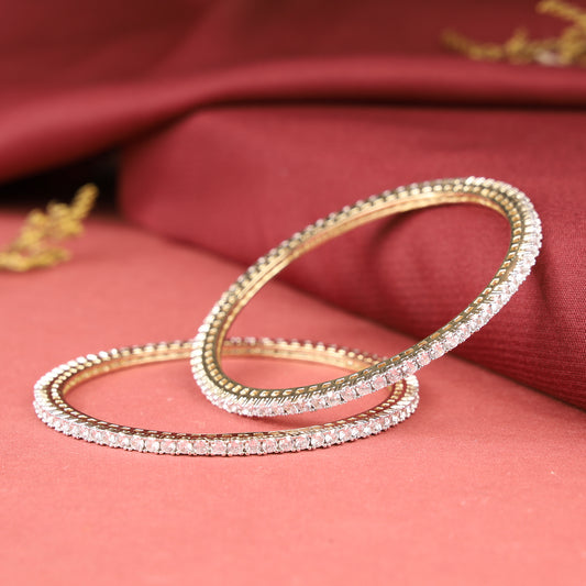 Cubic Zirconia Bangles Set