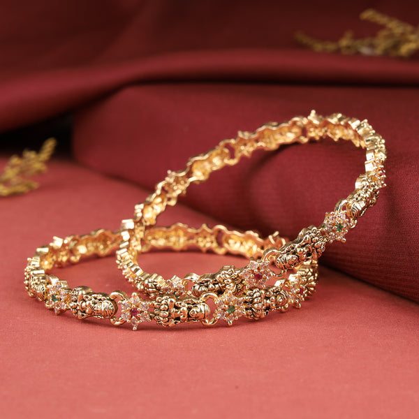 Laxmi Designer Antique Bangles Set