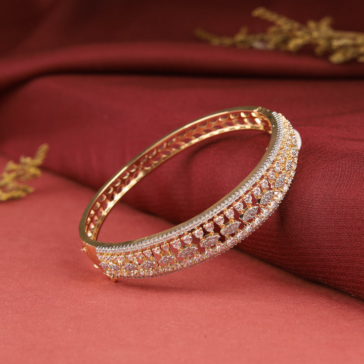 Gold Plated Zircon Bracelet