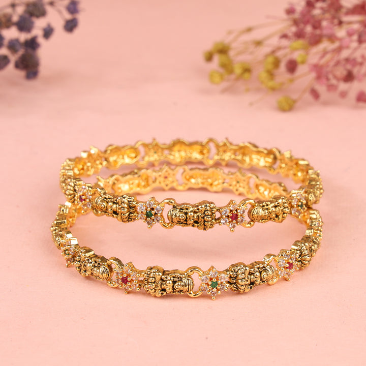 Laxmi Design Antique Bangle Set