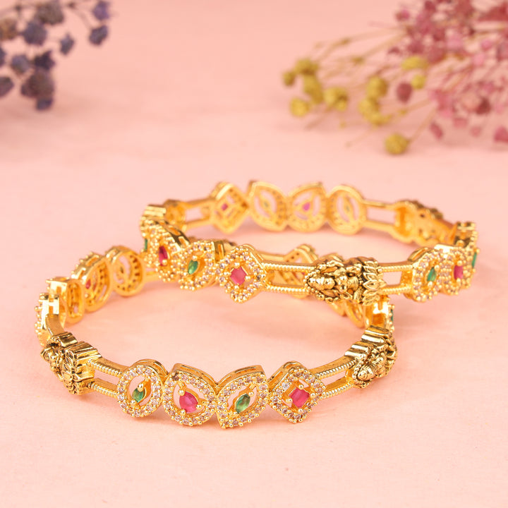 Antique Tample Bangle Set