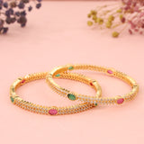 Gold Plated Bangle Set