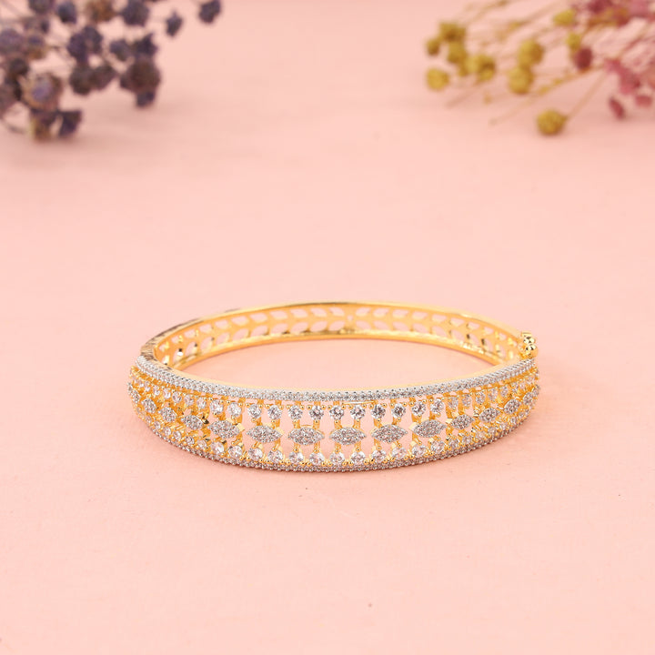 Gold Plated Zircon Bracelet