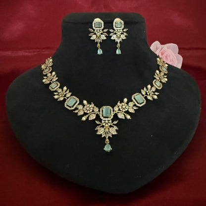 Designer Zircon Necklace Set