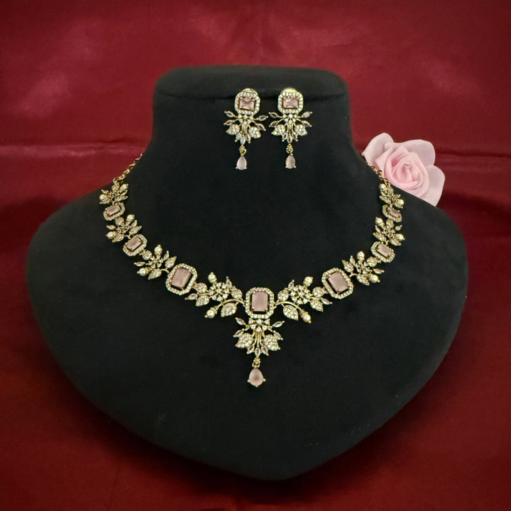 Designer Zircon Necklace Set