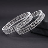 Beautiful Desigen Zircon Bangles Set