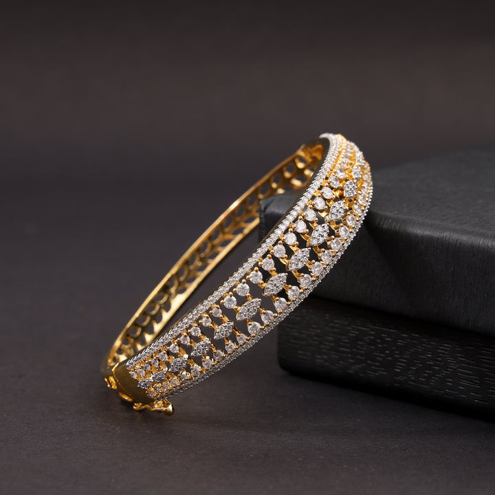 Gold Plated Zircon Bracelet