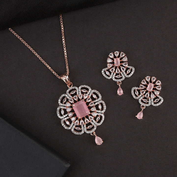 Zircon Pendant Set