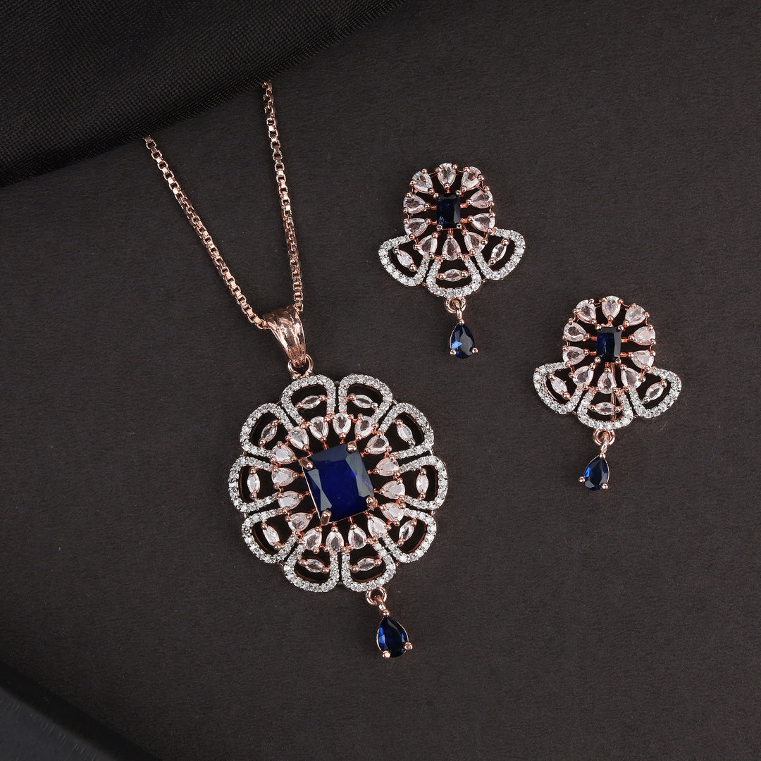 Zircon Pendant Set