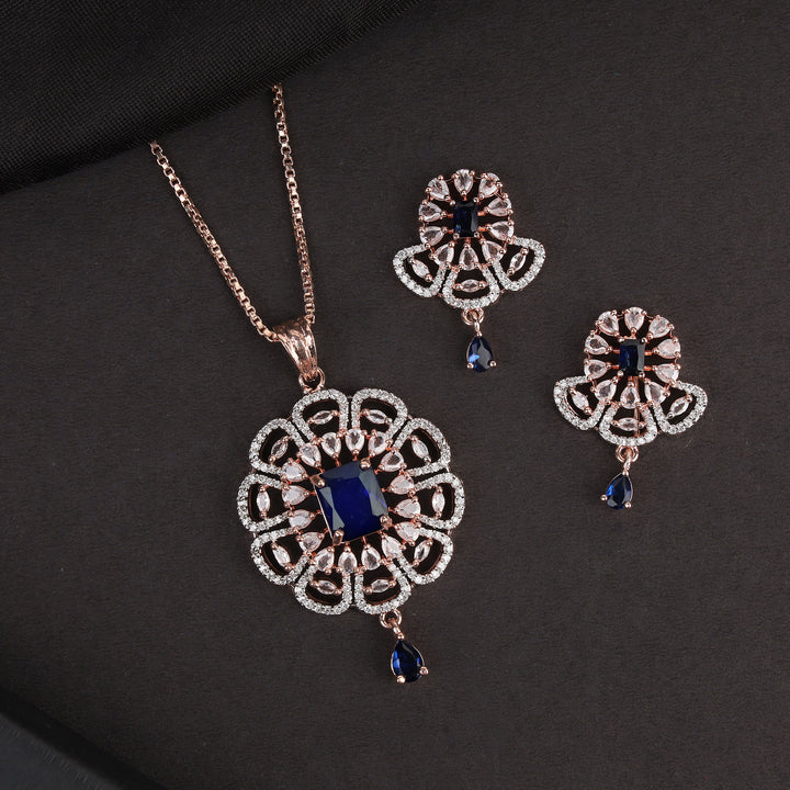 Zircon Pendant Set