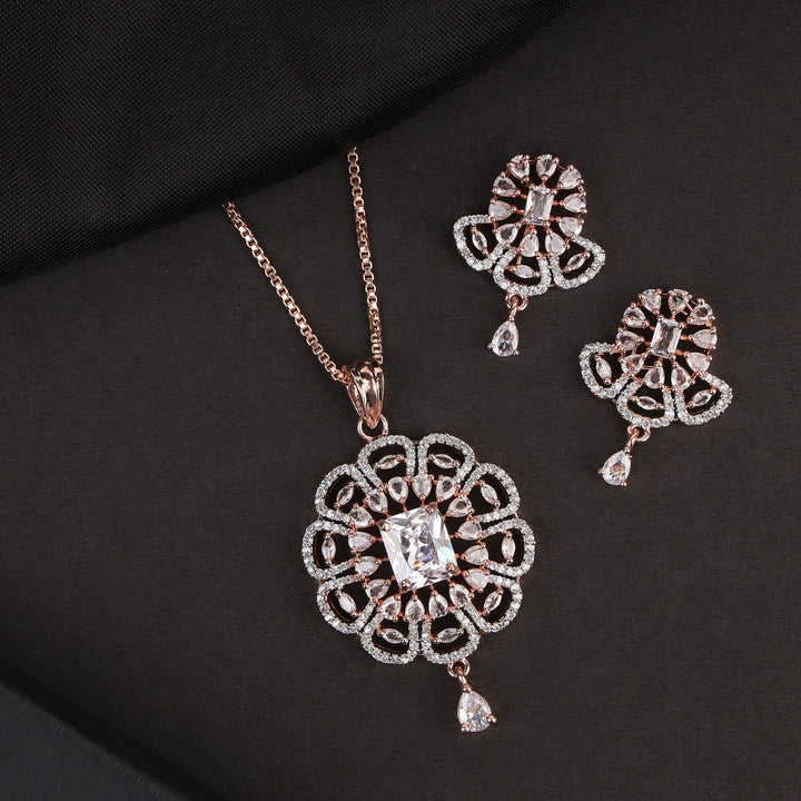 Zircon Pendant Set