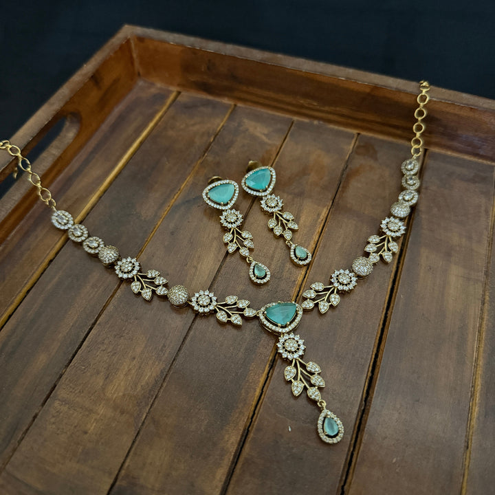 Classic Zircon Necklace Set