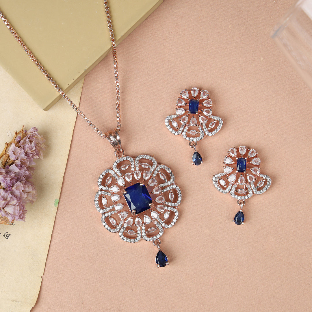 Zircon Pendant Set