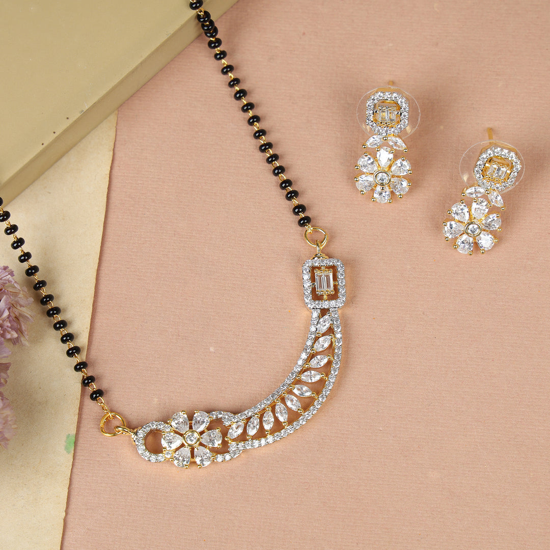 Stylish Zircon Mangalsutra