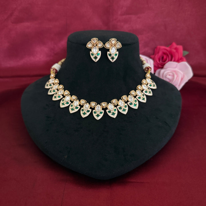 Kundan Meenakari Necklace Set