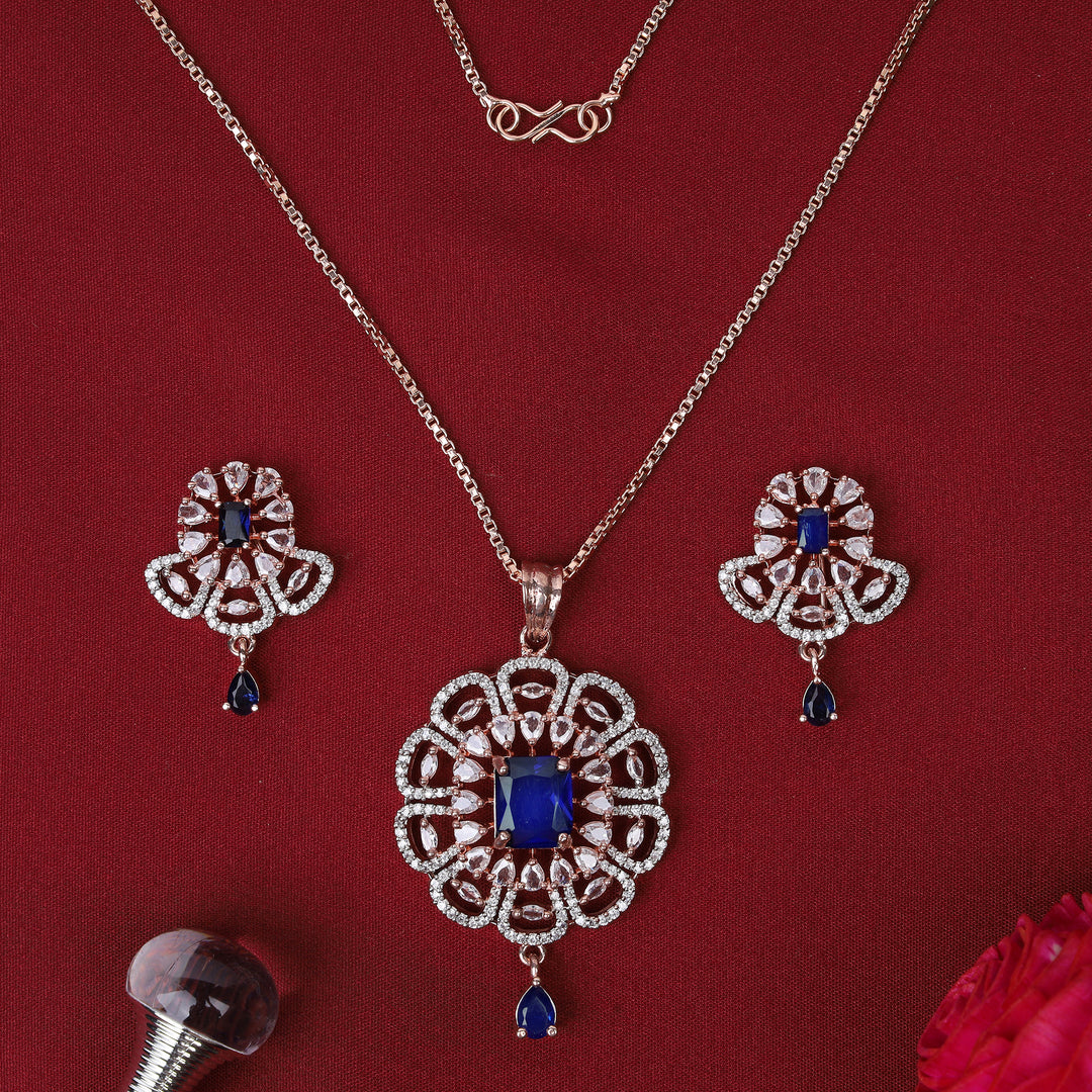 Zircon Pendant Set